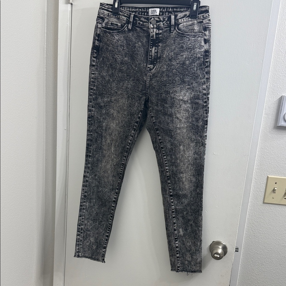 Women's Acid Wash Skinny Jeans